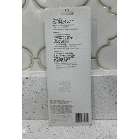 Vintage Vidal Sassoon VS7281 Purse Piks 2006 - 3 Pack - Picture 2 of 2